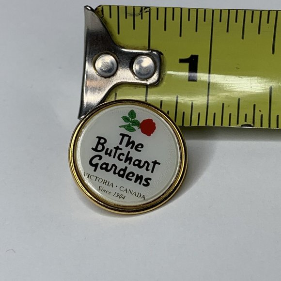 Butchart Gardens Round Lapel Pin Victoria - Canada - Picture 4 of 5